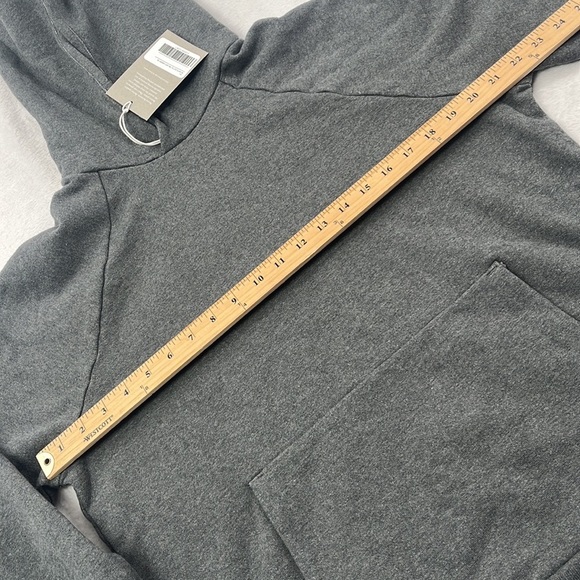 NWT Everlane Organic Cotton Gray Track Hoodie Unisex , XS, S, M - Picture 15 of 16